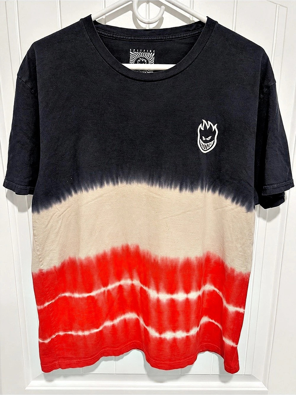 Spitfire Bighead Tie Dye T-Shirt Men’s Large Skate Streetwear
